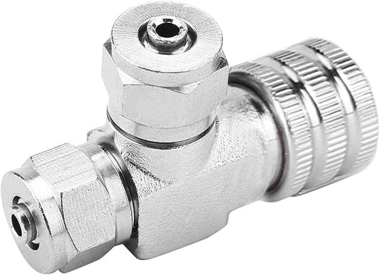Zerodis Carbon Dioxide Refiner, CO2 Regulator Needle Check Valve Bubble Counter Carbon Dioxide Atomiser for Aquarium Plants Fish (02#)