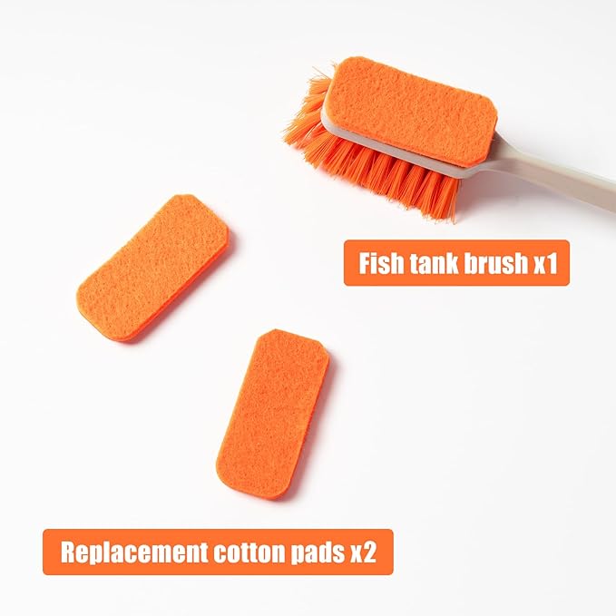 Rislobx 1pcs Small Aquarium Cleaning Tool, Algae Scraper for Fish Tank, Aquarium Brush, Fish Tank Cleaner Adapted for Glass and Acrylic Aquariums