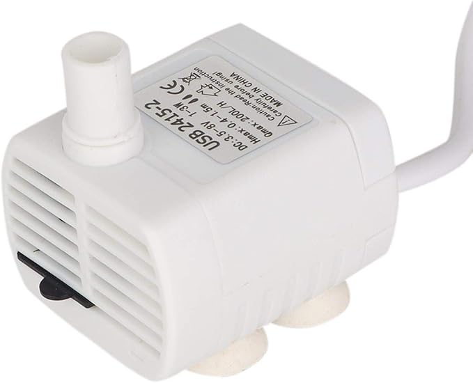 1-3W USB Mini Submersible , Mobile Phone Charger Aquarium , White for Aquarium Resin Fountain