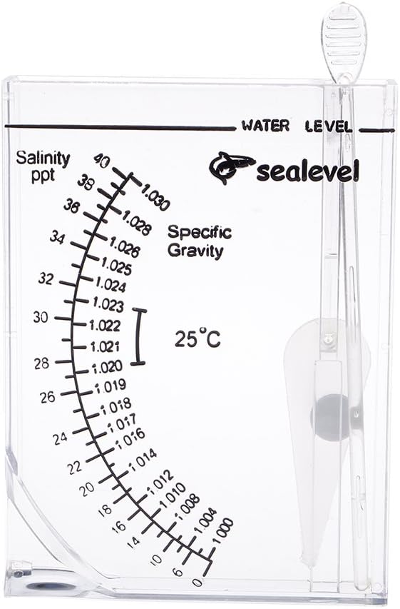 Marine Hydrometer Reef Fish Tank Aquarium Water Salinity Specific Gravity Test