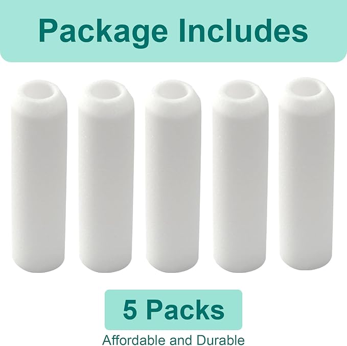 5 Pack Air Stone Replacement for All Biorb Aquariums, Flow/Halo Series 15 Acrylic 4 Gallon Aquarium, Aquarium Filter Accessories