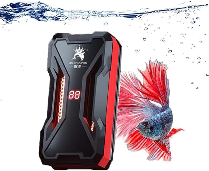 Aquarium Heater 200W Fish Tank Submersible Heater Turtle Heat Rod with Temperature Display External Temperature Controller for Betta Frogs Newts Turtles (200W with LED Display)