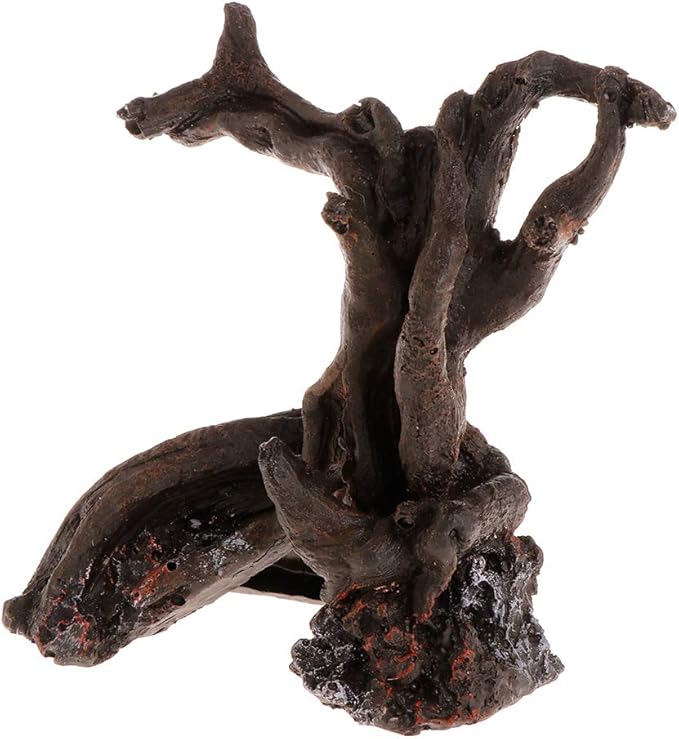 for Tank Decoration Aquarium Hideaway Tree Trunk Hideout Small Fish Betta House Resin Root Driftwood Ornament Heater Light Thermometers Plants Air Pump Gravel Sand Decorations Filter Filter Light Air