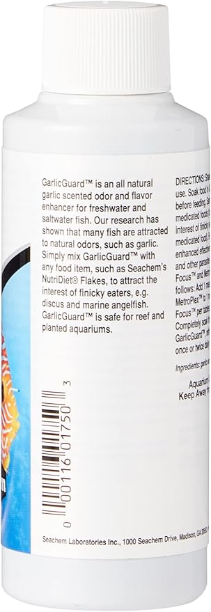 Seachem Garlic Guard Fischfutter, 100 mL / 3.4 fl. oz