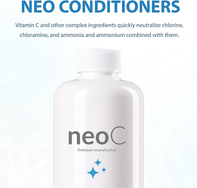 Aquario Neo C – Ammonia Neutralizer for Fish Tank and Chlorine Remover, Liquid Conditioner for Freshwater Fish Tank - Water Conditioner for Aquarium Tank - 300ml