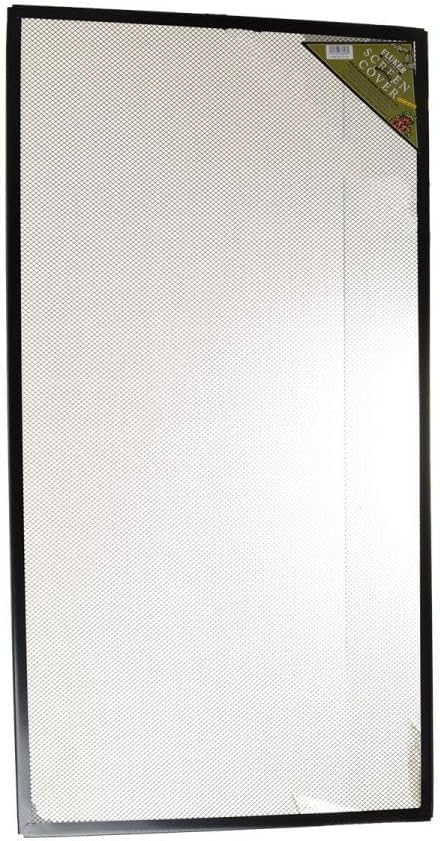 Fluker Labs SFK38008 Metal Screen Cover for Pet Habitat, 18 by 36-Inch, Black