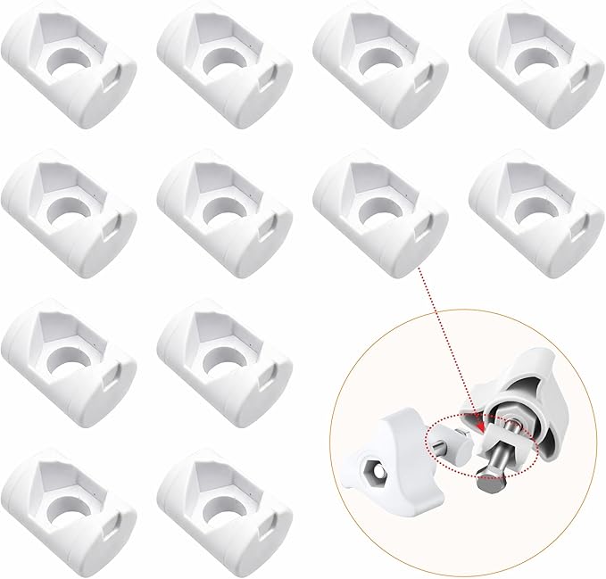 A20215 Lid Fastener Barrel Nuts, 12 Pack Lock Nut Replacement Parts for FX2 FX4 FX5 FX6 Canister Filters, Aquarium Filter Lid Fastener Parts