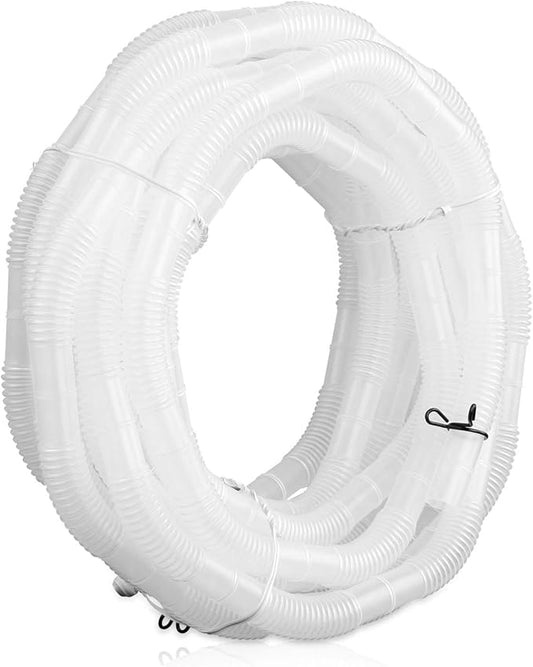 TERA PUMP Extra Long 30ft Hose For TRAQUA-XL Electric Aquarium Cleaner Pump Easy to Reach Electrical Outlet Pump Accessory