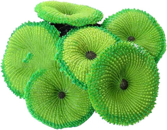 Fake Coral,Artificial Coral Fake Fish Tank Landscape Coral Aquarium Plants Ornament Decoration Green, Style 1