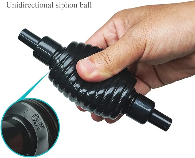 Laifoo 5ft-S Aquarium Siphon Vacuum Cleaner for Fish Tank Cleaning Gravel & Sand