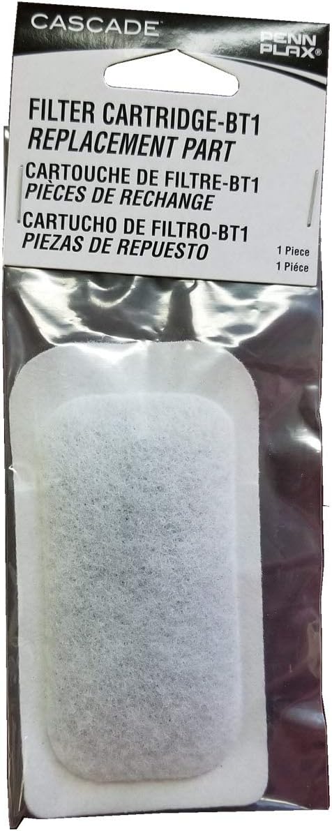 Penn-Plax Replacement Filter Media Cartridge for NuWave Betta Fish Tank Kit – 1-Pack