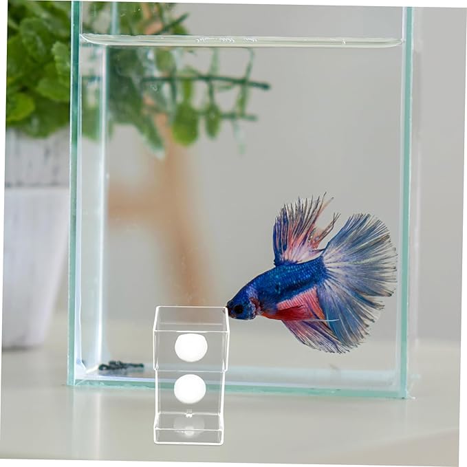 Milisten Floating Fish Feeder Bowl Automatic Fish Feeding Dish for Aquariums Supplies for Shrimp and