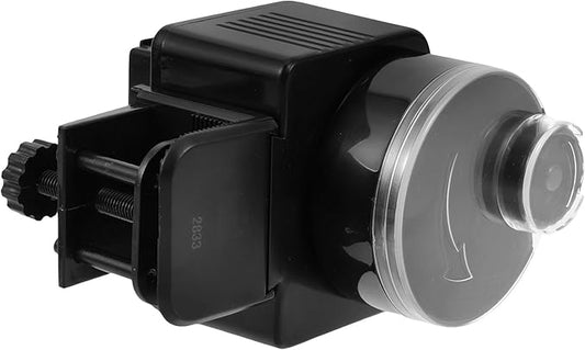 Toyvian Automatic Aquarium Fish Feeder Electric Fish Feeding Tool for Tank Without Battery Suitable for Goldfish