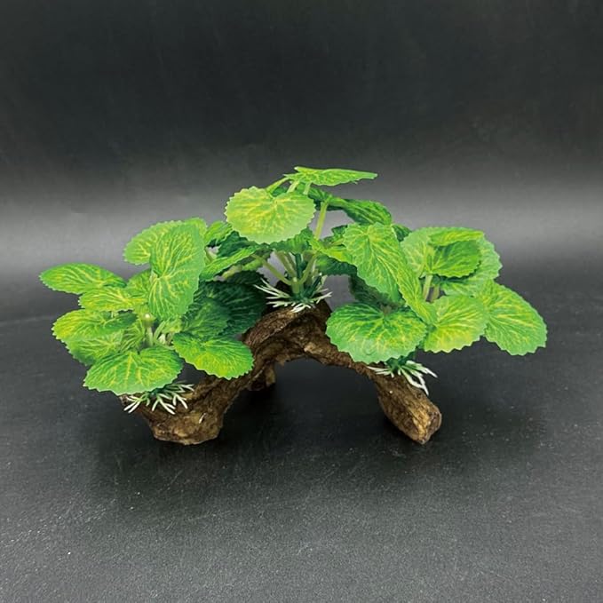 Fish Tank Decorations Aquarium Decor Ornaments Betta Silk Leaf pad Hammock Artificial Driftwood Cave Goldfish Bowl Accessories