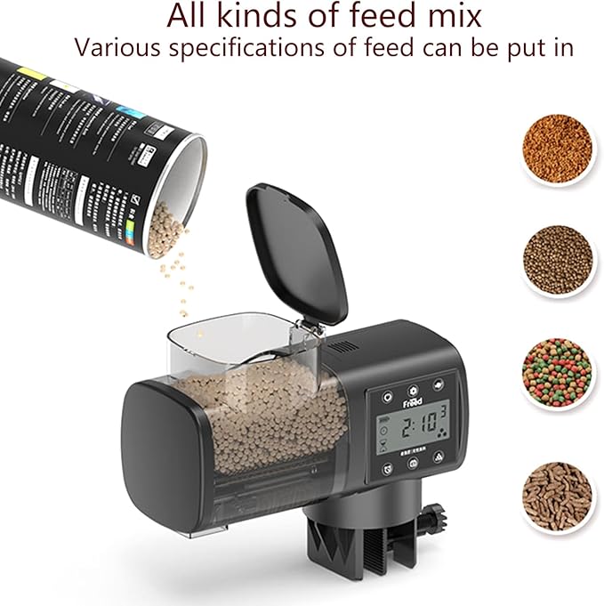 Feeder Automatic Dispenser Fishtank Fish for Aquarium Timing Feeding Portable Fish