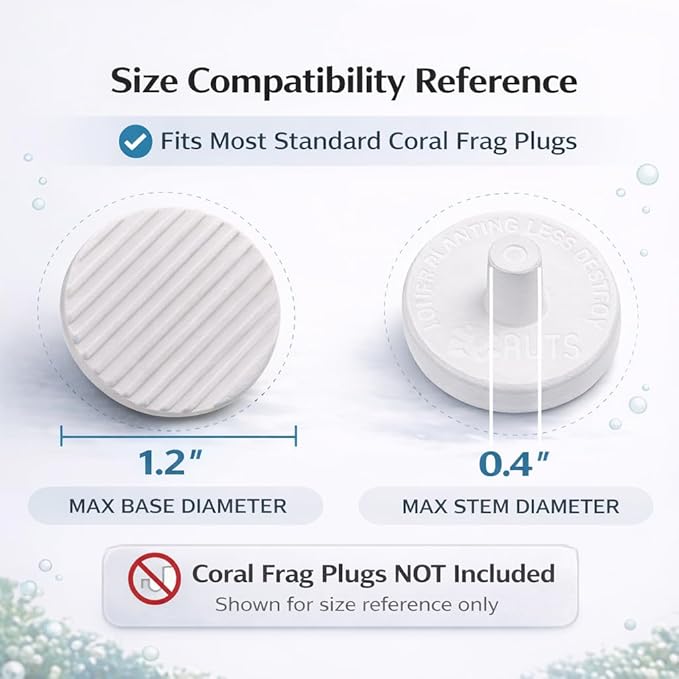 kcrygogo Coral Frag Holder Acrylic Coral Rack with Powerful Suction Cup Suitable for Household Fish Tanks (4pcs Fluorescent Four-Color Single-Hole Acrylic Stand)