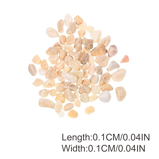 ORFOFE 1bag Natural Stone Decoration for Fish Tanks and Miniature Landscapes Gravel Bag of Versatile Decorative Rocks for Aquariums Terrariums and Sand Table Scenery