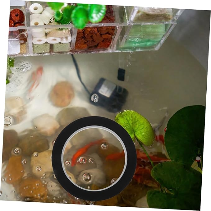 LIOOBO 2Pcs Clear Acrylic Floating Fish Dome for Garden Outdoor Fish Sanctuary Cover Easy Installation for Observation and Relaxation