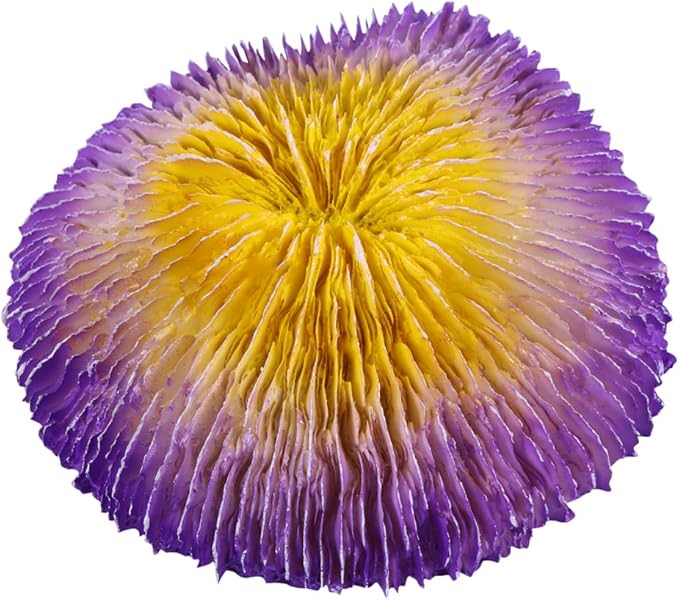 BESPORTBLE Simulation Coral Reef Aquarium Decoration Vibrant Violet Fish Tank Ornament Safe for Fresh Realistic Resin Craft Visual Appeal for Your Aquarium