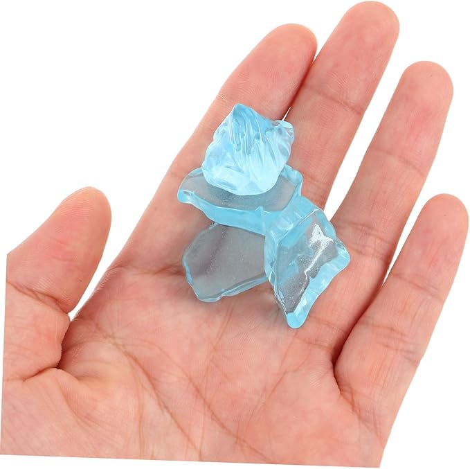 VANZACK 36pcs Mini Glacier Figurines Arctic Scene Simulation Iceberg Models for Aquarium Decor Sand Table Landscape Rockery Micro Landscape Accessories