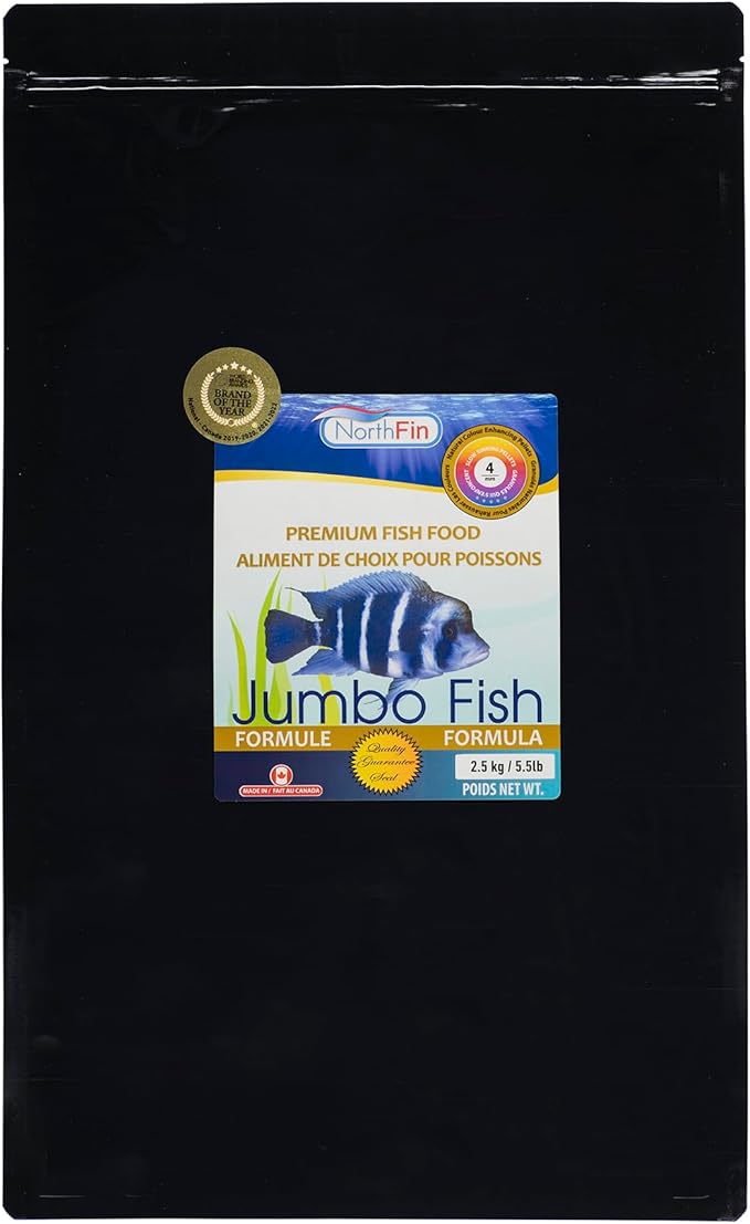 Northfin Fish Food Jumbo Formula Slow Sinking Pellets (4mm 2.5kg)