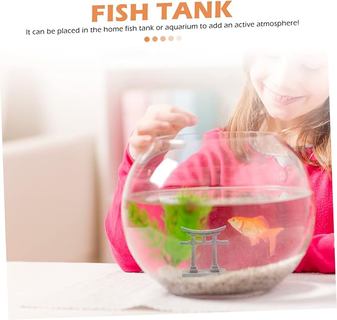 balacoo Outdoor Stone Craft Fish Tank Decor Aquarium Ornament Sand Table DIY Ornament Garden Statues