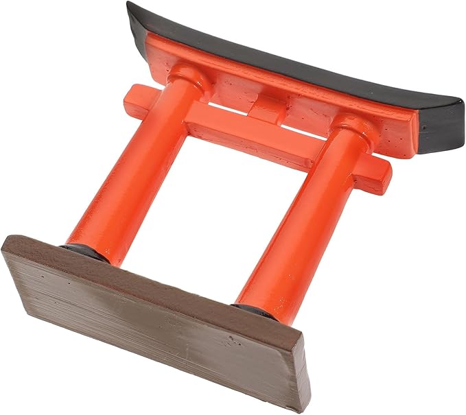 Japanese Torii Gate Miniature Resin 1pc Aquarium Zen Garden Ornament Scenes and Japanese Landscapes Decoration for Sand Table, Heavy Duty Torii Statue