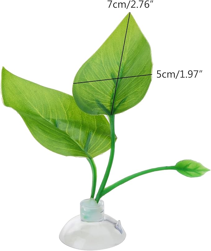Betta Fish Leaf Pad Double Leaf Hammock Resting Bed Safe Natural Environment BettaFish Spawning Pad Aquariums Decoration Aquariums Decoration for Betta Fish