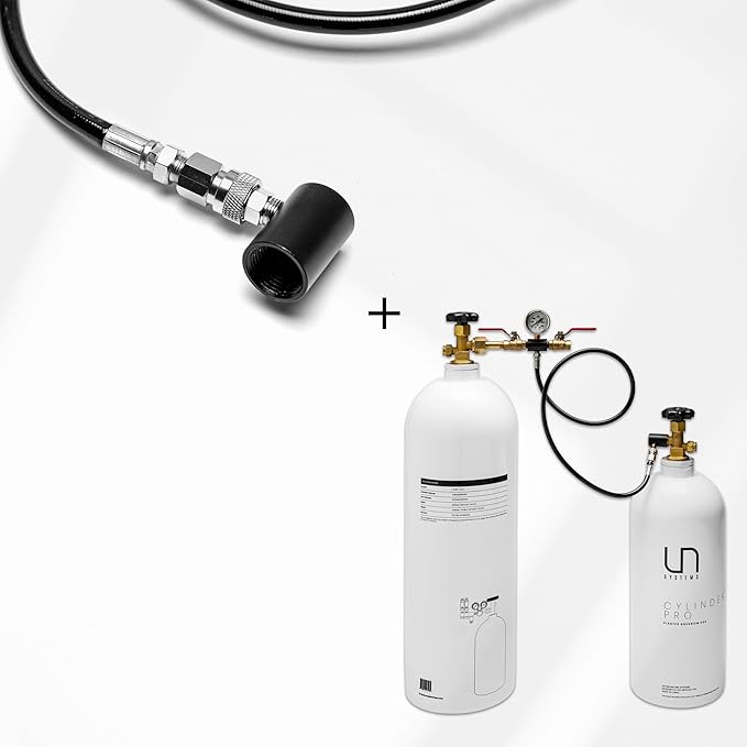 SubstrateSource CGA 320 Fill Adapter - Paintball Air Tank Refill CGA-320 Adapter to Paintball G1/2-14 CO2 Tanks - 1 Pc