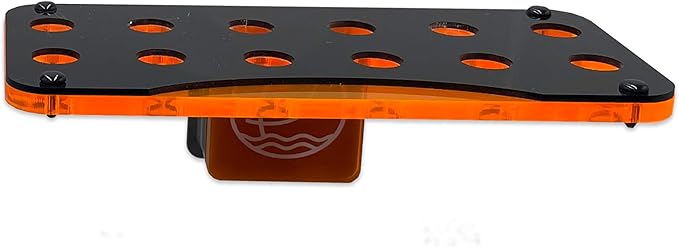 ESHOPPS Alpha Rack Mega Magnetic Coral Frag Rack 12 Holes with Strong Anti-Slip Rubber Padded Magnet for Reef Tanks