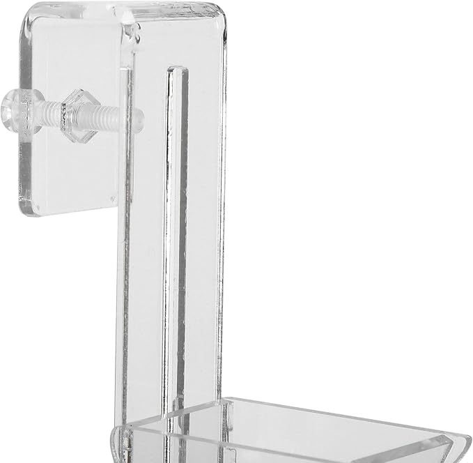Shrimp Feeder Tube, Fish Plate Acrylic Transparent Tube, Clear Automatic Feeders Aquarium Feeding Tray for S (M(59cm / 23.2in Long))