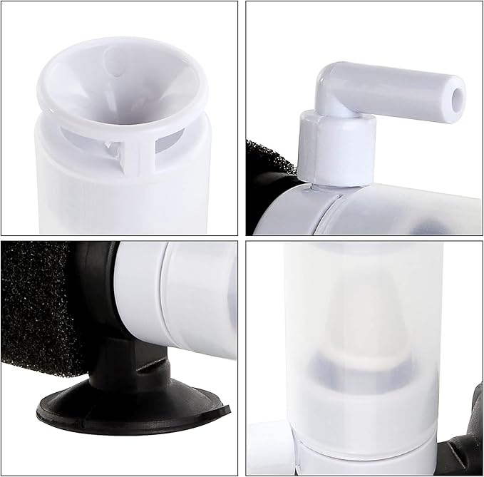 WEAVERBIRD Mini Sponge Fish Filter Ultra Quiet 3-in-1 Filtration System Air Pump Filter for Small Fish Tank