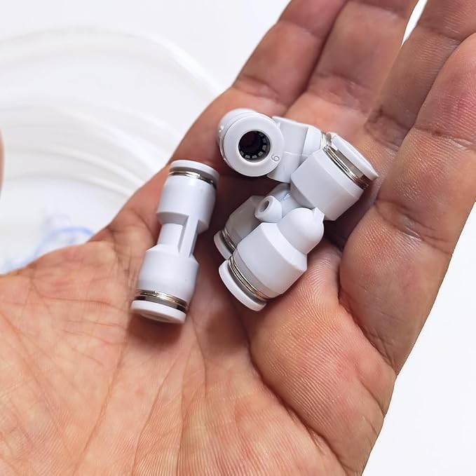 Aquarium CO2 Proof Tubing and Quick Connect Fittings CO2 System Improving Kit