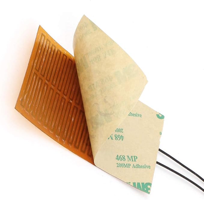 Aexit 12V 7.5W Fish & Aquatic Pets Polyimide Flexible Adhesive Thermo Foil Heater Aquarium Heaters Heating Film