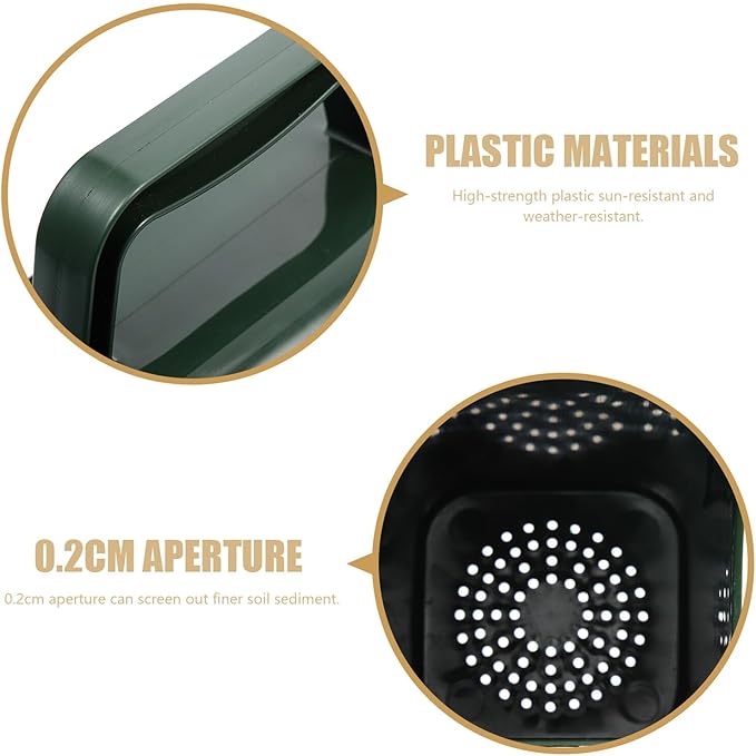 Fish Tank Sand Scooper and Aquarium Gravel Cleaning Shovel Plastic Portable Aquarium Shoveling Tool for Substrate Maintenance