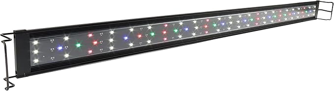 WaterRebirth Ultra-Slim Full Spectrum LED Aquarium Light with Adjustable Brackets.1750LM 40W for 48Inch to 54Inch Fish Tank Lighting Fresh Water