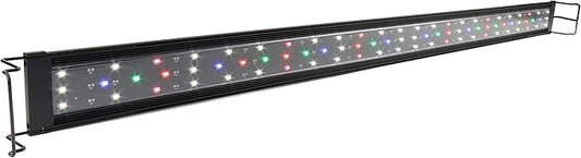 WaterRebirth Ultra-Slim Full Spectrum LED Aquarium Light with Adjustable Brackets.1750LM 40W for 48Inch to 54Inch Fish Tank Lighting Fresh Water