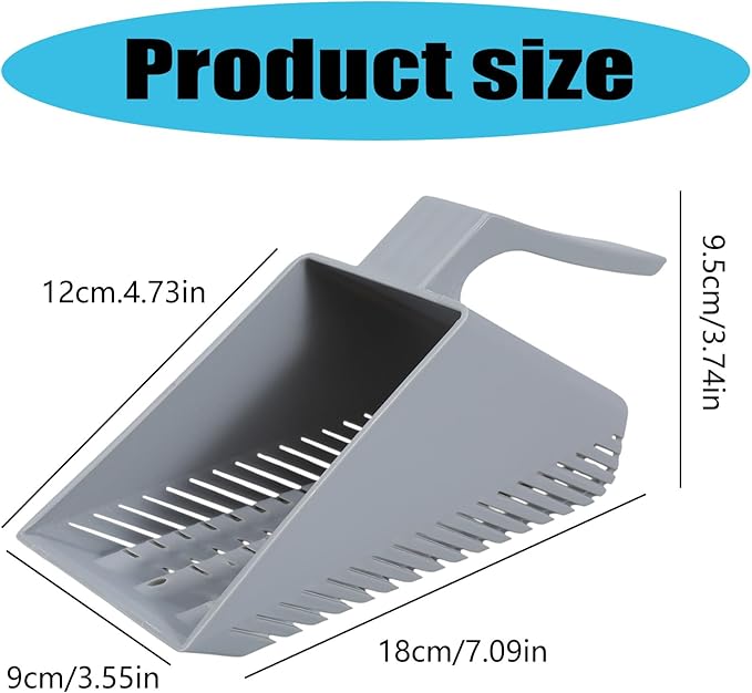Aquariums Sand Shovel Scooper Ergonomic Handle for Fish for Tanks Garden Sifter