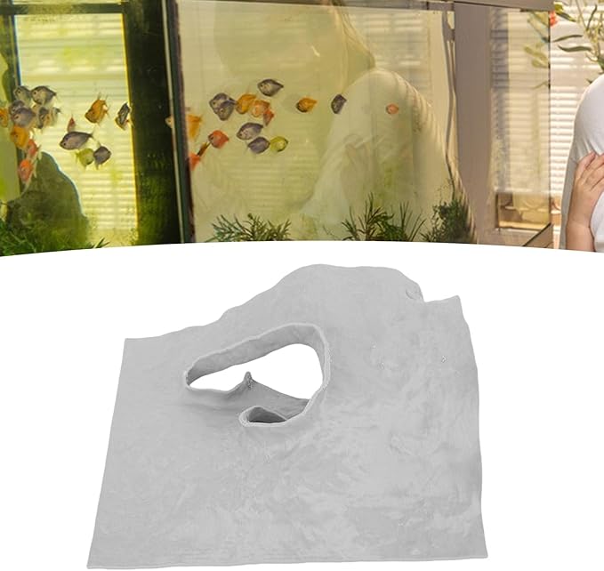 MAVIS LAVEN Aquarium Decorations Cave, 3D Printed Fishtank Hideaway Ornament with Intricate Details for Home, Safe PETG Material 6.89 x 5.51in (Gray)