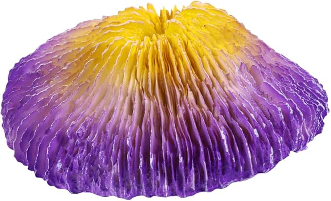 BESPORTBLE Simulation Coral Reef Aquarium Decoration Vibrant Violet Fish Tank Ornament Safe for Fresh Realistic Resin Craft Visual Appeal for Your Aquarium