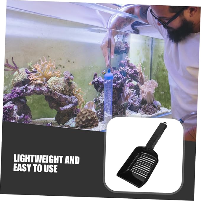 2pcs Fish Tank Sand Shovel Efficient Aquarium Gravel Tool for Home and Garden Maintenance for Freshwater Sand and Gravel Cleaning