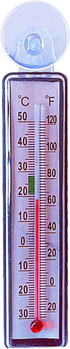 Fish Aquarium Liquid-in-Glass Thermometer Type Cane-Shape Thermometer Temperature Meter