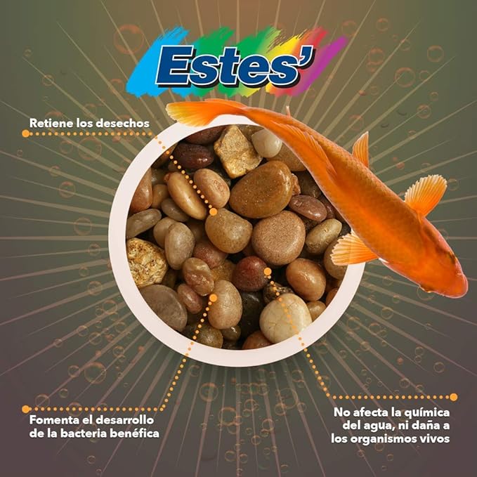 Stoney River Jumbo Gems Natural for Freshwater Aquariums, 5-Pound Bag