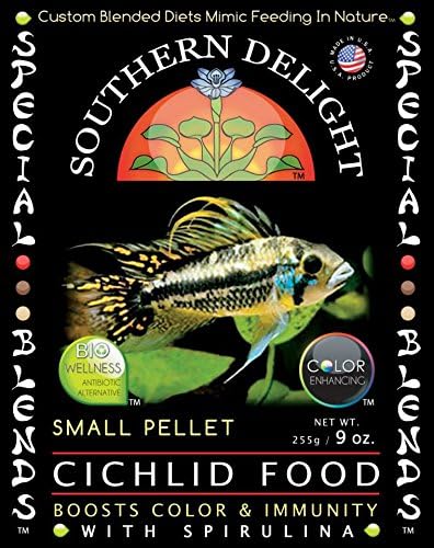 Small Cichlid Formula, Red, 9 oz.