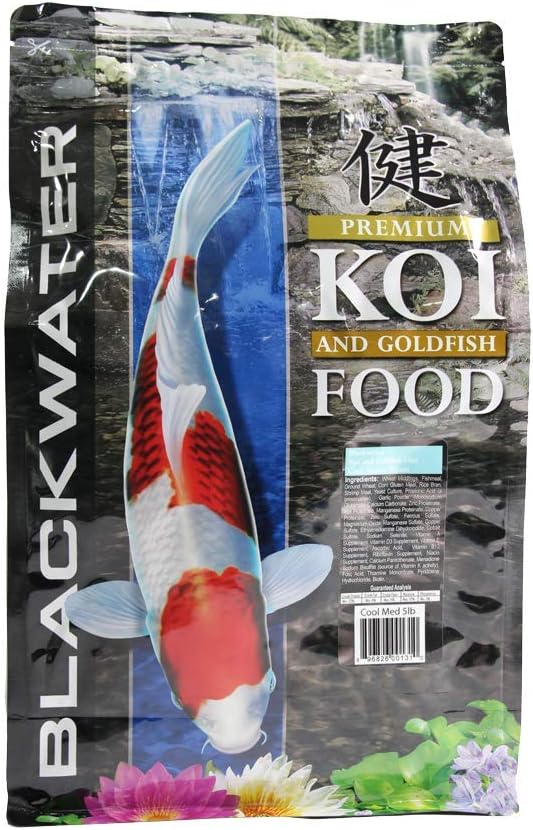 Blackwater Premium Koi and Goldfish Foods Cool Season Diet 5 lb Medium Pellet