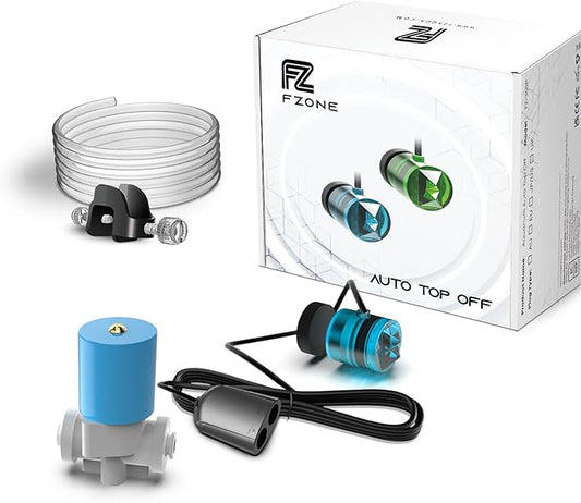 FZONE Auto Top Off with Solenoid for RO/DI System, Nano ATO for Saltwater Aquarium and Fresh Aquarium