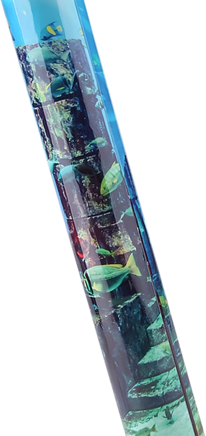 ZJchao PVC Aquarium Background 61 x 30 cm – High-Definition Fish Wallpaper for Freshwater & Saltwater Tanks, & Bubble-, Compatible with Standard Aquarium Sizes