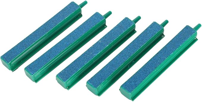 POCREATION Aquarium Sand Bar, Oxygen Diffuser Aeration Fish Air Stone Bars, PVC Sandstone, for Various Aquariums (S)