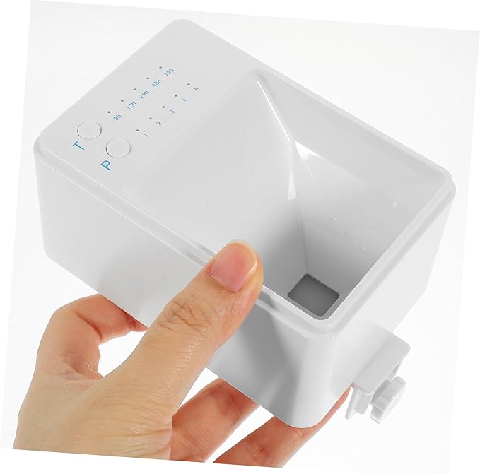 YARNOW 1Set Automatic Fish Feeder for Small Aquariums Durable Material Precise Timer Control for Desktop Fish Tanks Easy to Use Silent Operation
