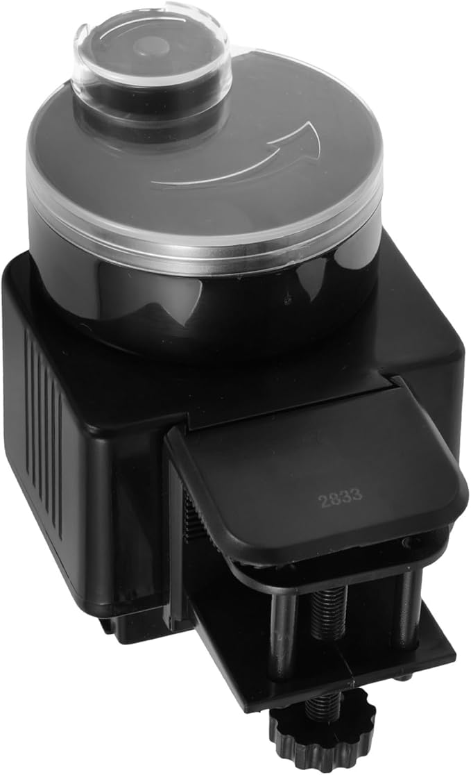 ULTECHNOVO Automatic Fish Feeder Aquarium Supplies Timer Dispenser for Small Tanks No Battery Needed Suitable for Vacation and Daily Feeding